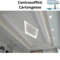 Controsoffitti _ cartongesso, velette e gole
